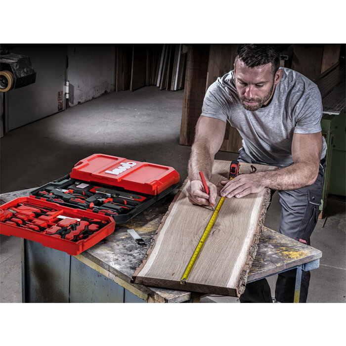 KWB Gereedschapskoffer 125-delig in E-case