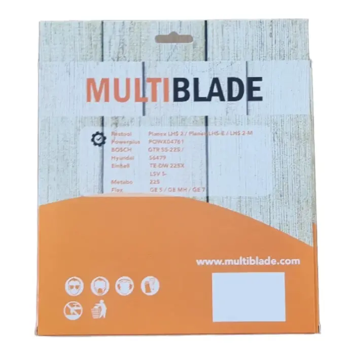 Multiblade Multiblade Schuurschijf MB226 Ø225 mm 5x K80