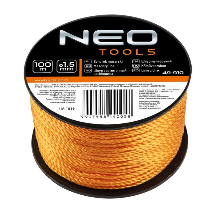 NEO NEO Metseltouw 100M1 - 1,5mm