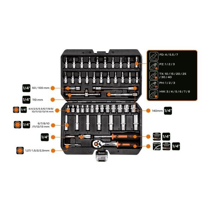 NEO NEO Doppenset 1/4 53 Delig 10-006