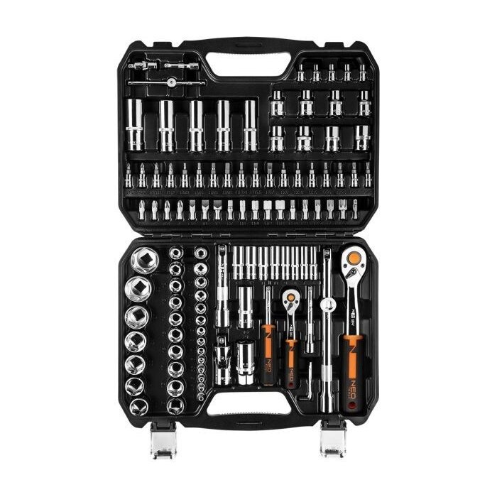 NEO NEO Doppenset 1/4"-1/2" 110 Delig 10-066