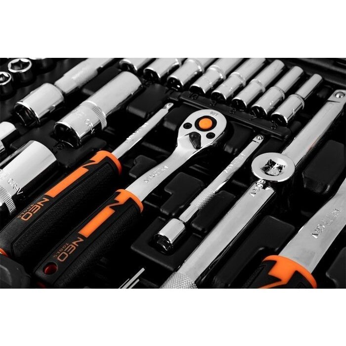 NEO NEO Doppenset 1/4"-1/2" 110 Delig 10-066