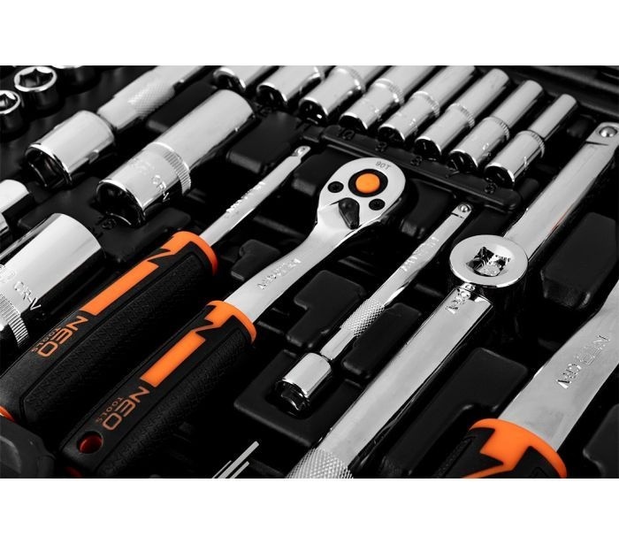 NEO NEO Doppenset 1/4"-1/2" 110 Delig 10-066