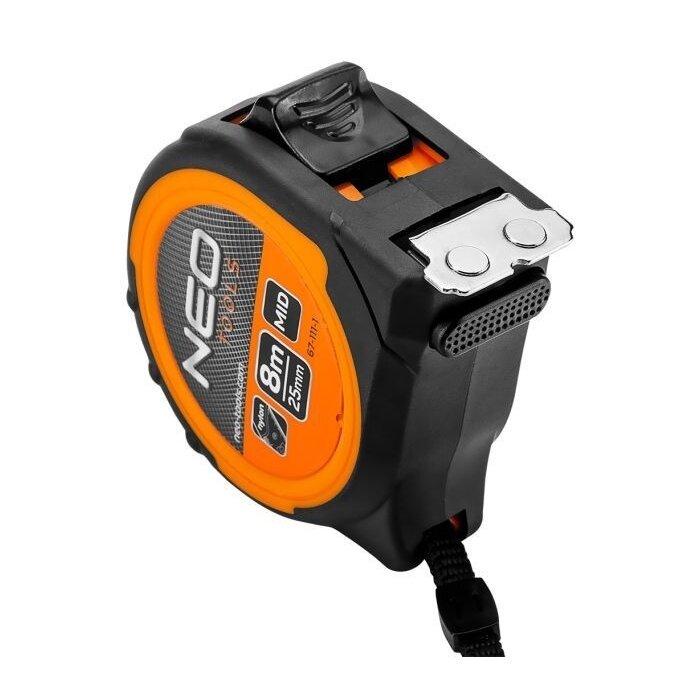 NEO NEO Rolmaat 8mtr, Magnetisch dubbel slot