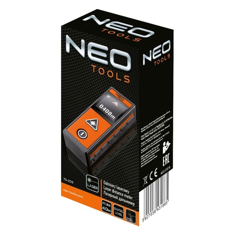 NEO NEO Afstandmeter 40M, TOUCH SCREEN