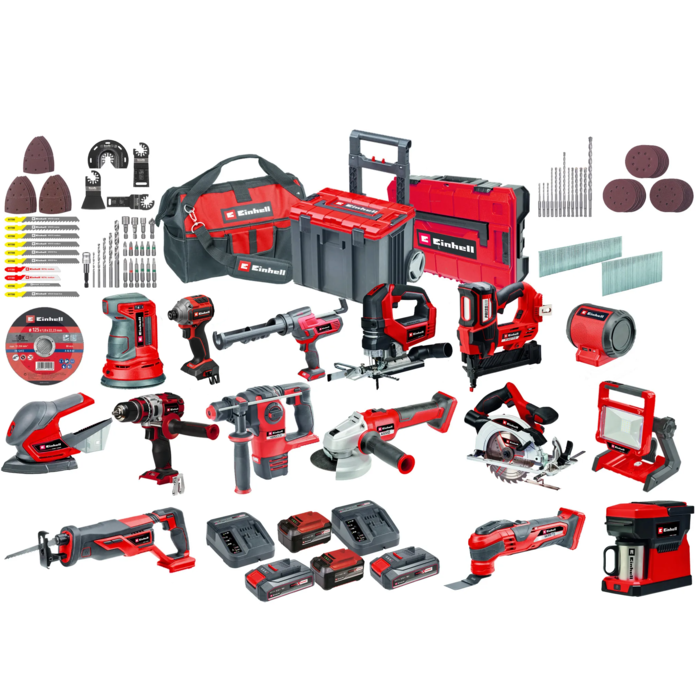 Einhell Professional Accu Combiset 24-delig - Inclusief accessoires