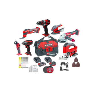 Einhell Professional Accu Combiset 12-delig - Inclusief accessoires