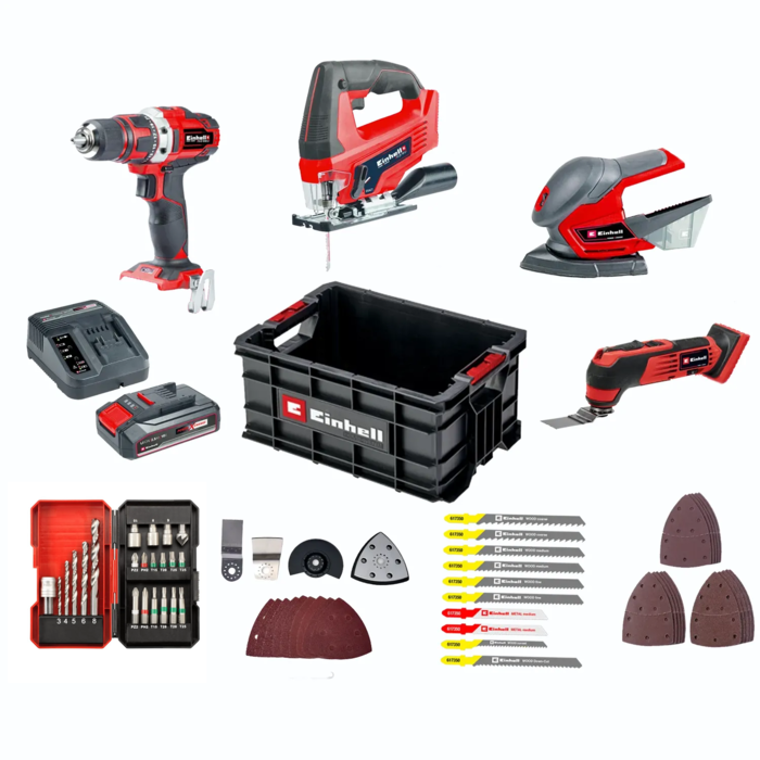 Einhell Accu Doe-Het-Zelf set 73-delig