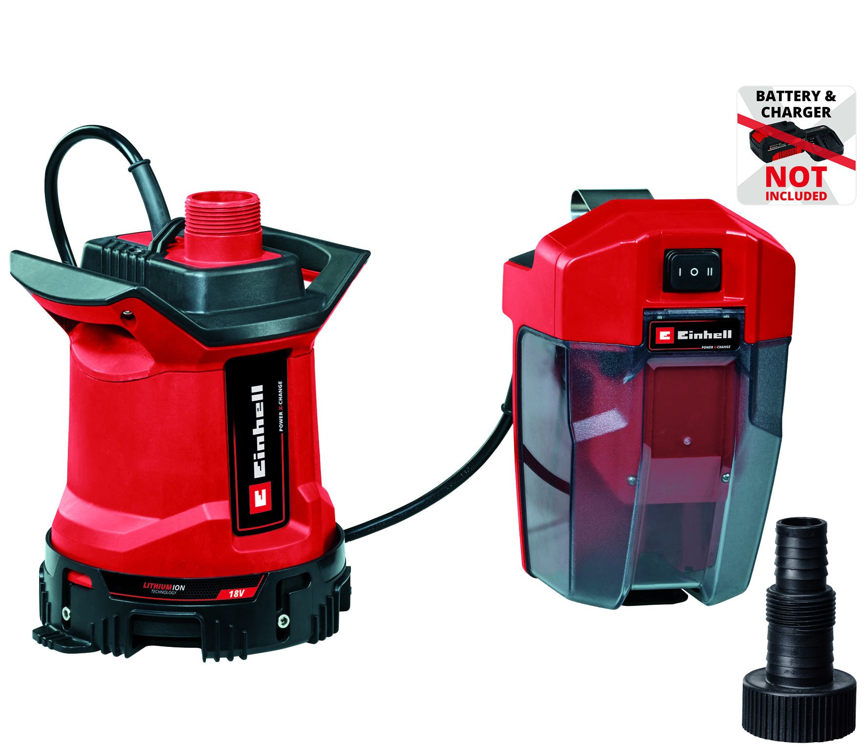 Einhell Accu Vuil-/Schoonwaterpomp GE-DP 18/25 LL Li – Solo