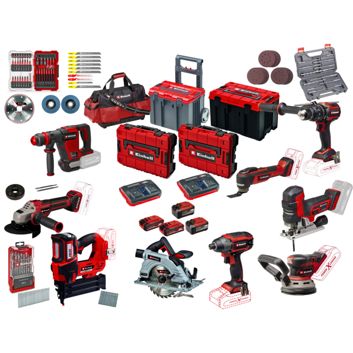 Einhell Professional Accu Combi Set 31- delig