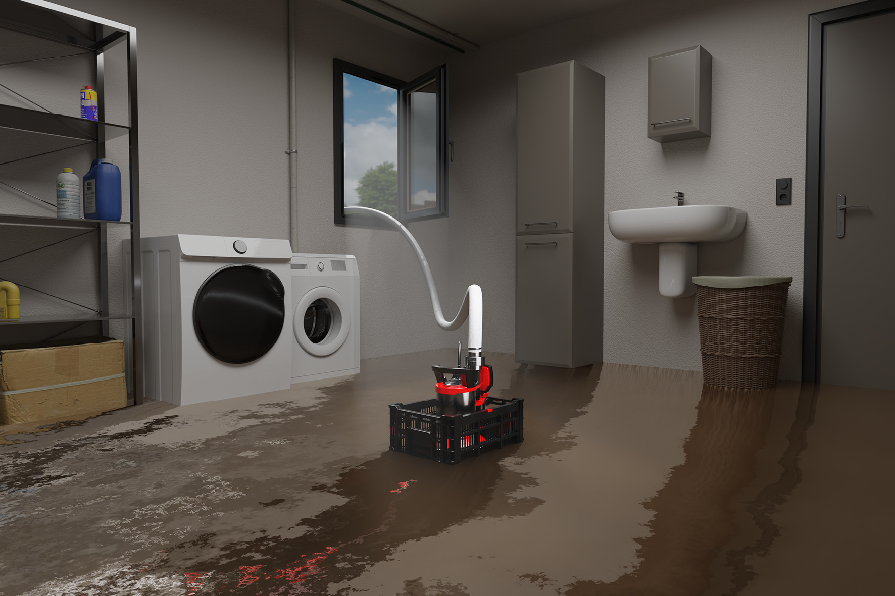 Einhell Flutset GE-DP 7535 N LL ECO - Vuilwaterpomp