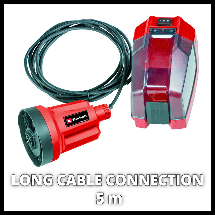 Einhell GE-SP 18 LL Li Solo Accu Dompelpomp - Zuigt tot 1mm