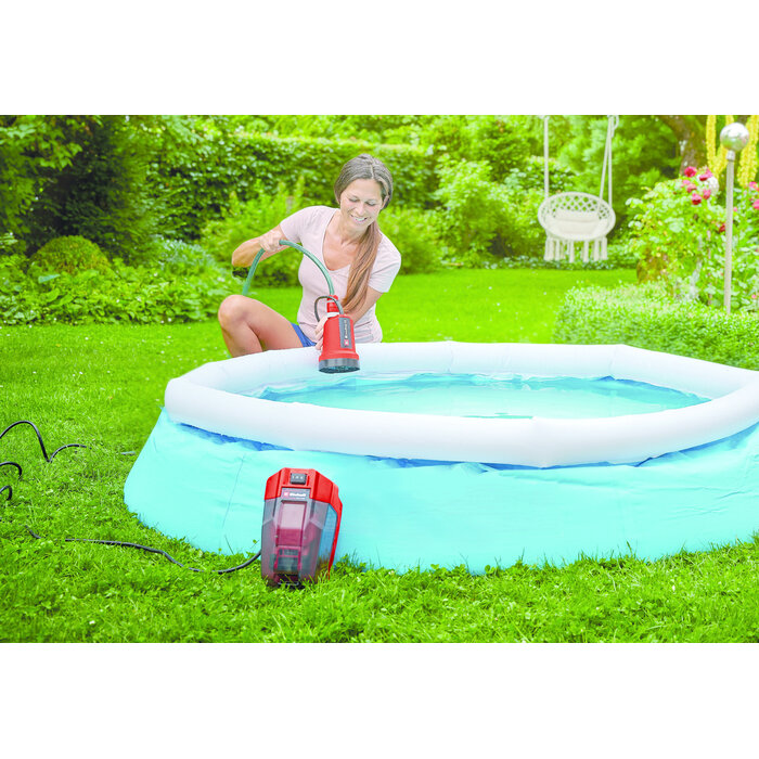 Einhell GE-SP 18 LL Li Solo Accu Dompelpomp - Zuigt tot 1mm