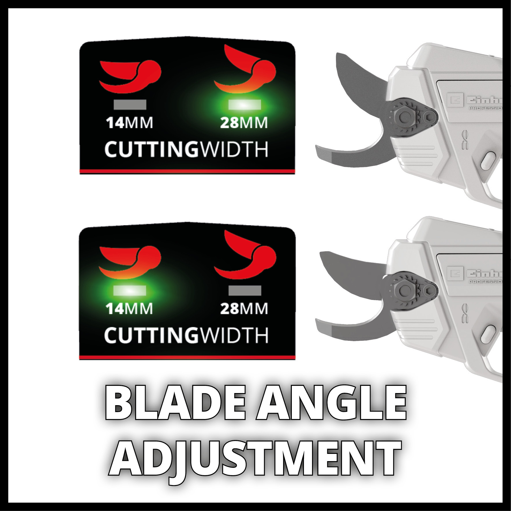 Einhell GP-LS 18/28 Li T BL Solo - Accu Snoeischaar - Power X-Change