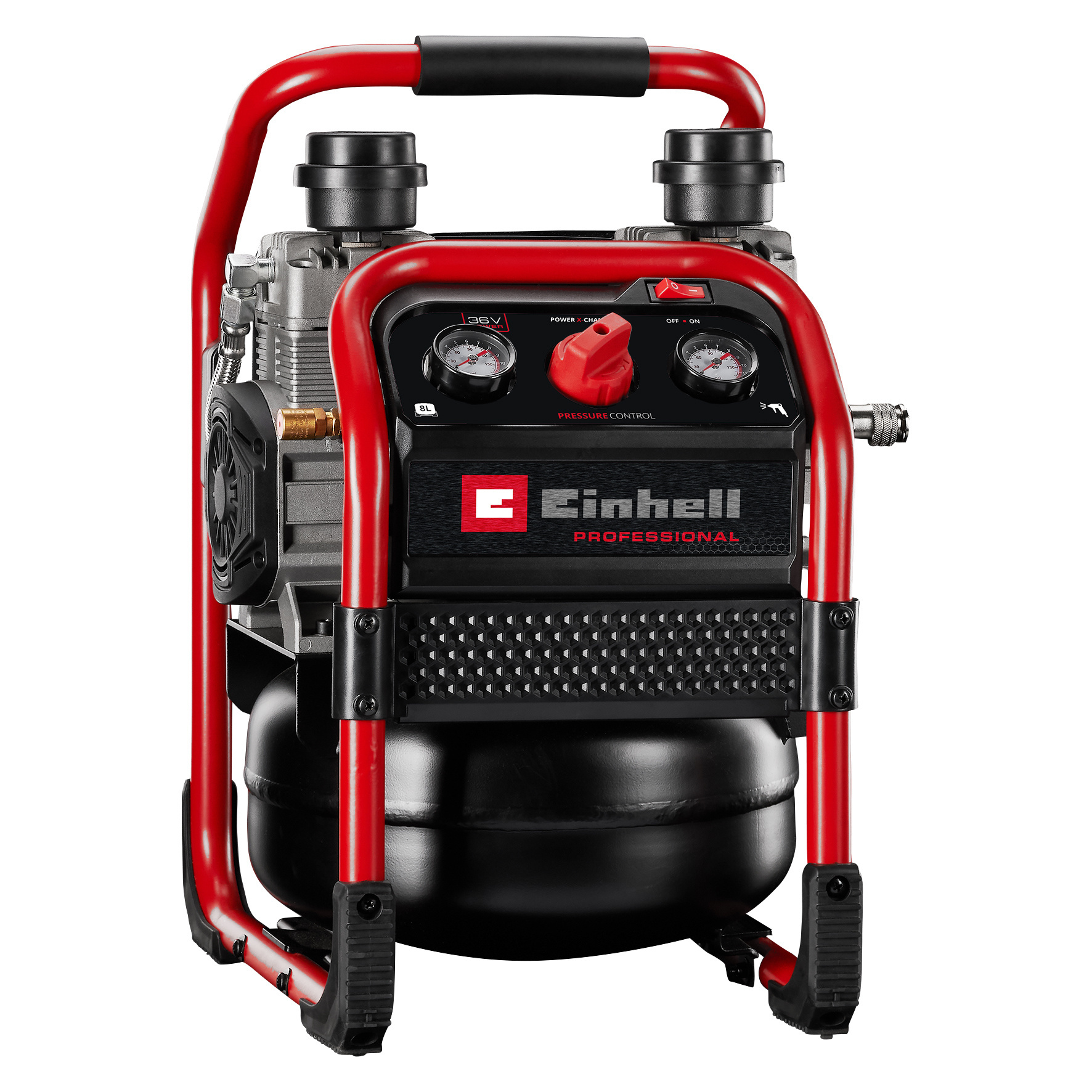 Einhell SILENZZO 36/210 Li Solo – Silent Accu Compressor 36V (Twin-Pack)