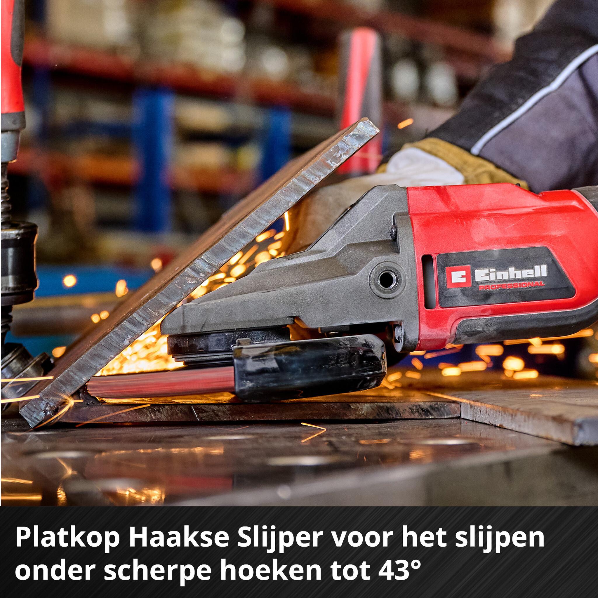 Einhell TP-AG 18/125 F Li BL Solo – Accu Platkop Haakse Slijper Ø125 mm