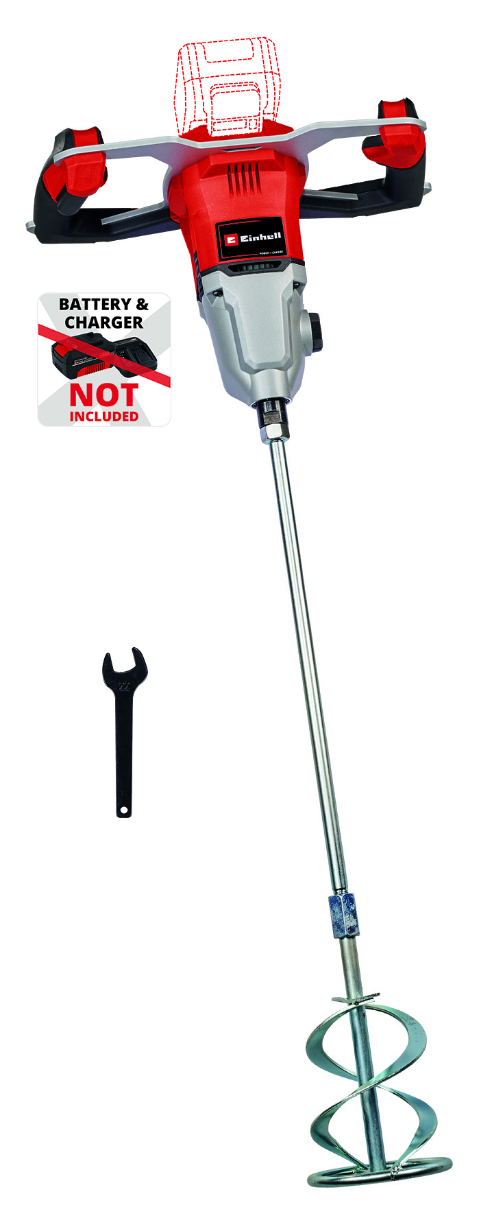 Einhell TP-MX 18-2 Li BL  Solo - Accu Verf-/Mortelmenger - M14 - Power X-Change