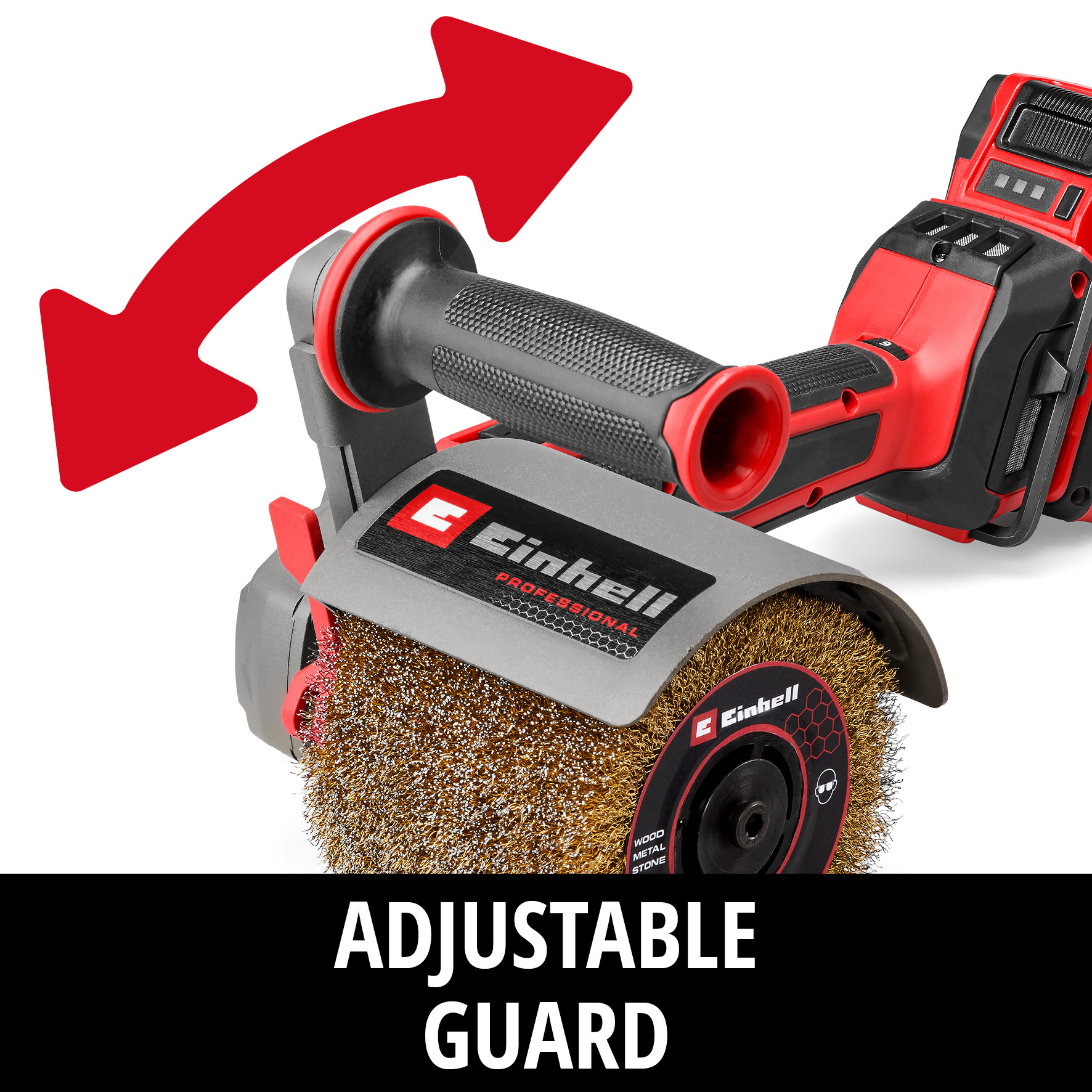 Einhell TP-BR 18/32 Li BL Solo - Accu Borstelschuurmachine - 120/100 mm - Power X-Change