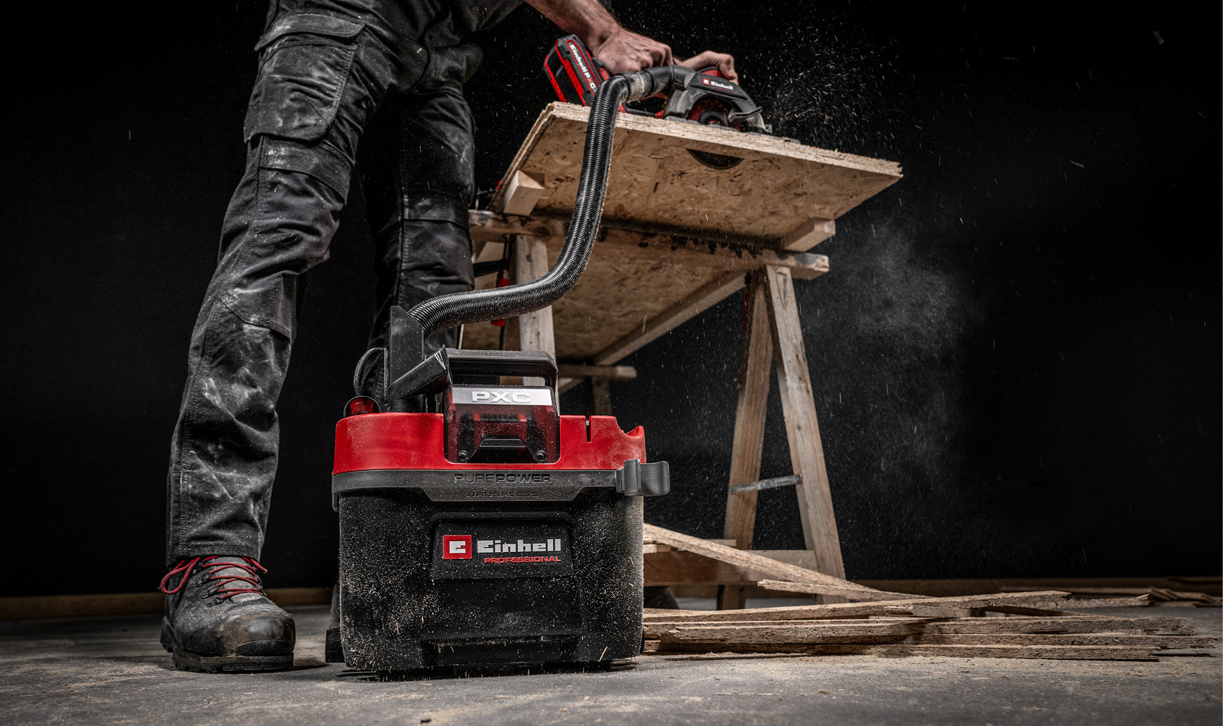 Einhell TP-VC 18/10 Li BL L-Solo – Accu Nat- en Droogzuiger Professional Power X-Change