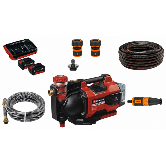 Einhell AQUINNA, de Luxe Accu Tuinpomp SET 36V Automatic