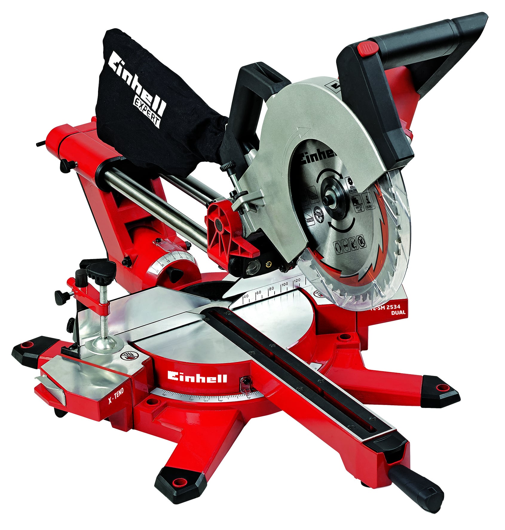 Einhell TE-SM 2534 Dual Trek-, Afkort- en Verstekzaag – 1800 W