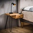 Sidetable / nachtkastje live edge