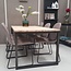 Eettafel Industrial eiken