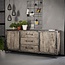 Dressoir Rift Mango 3 lades en 2 deuren