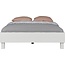 Woood Bed Connect visgraat wit 160 cm