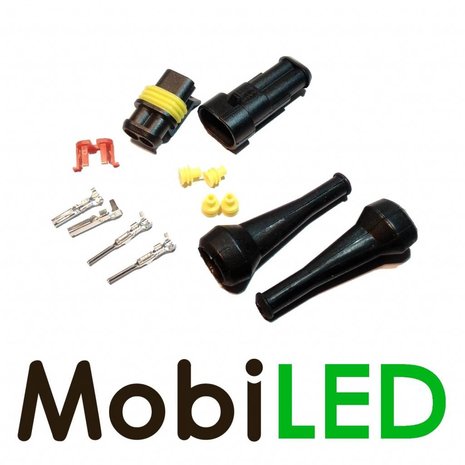 Connecteur Super-scellé fiche 2 broches IP67