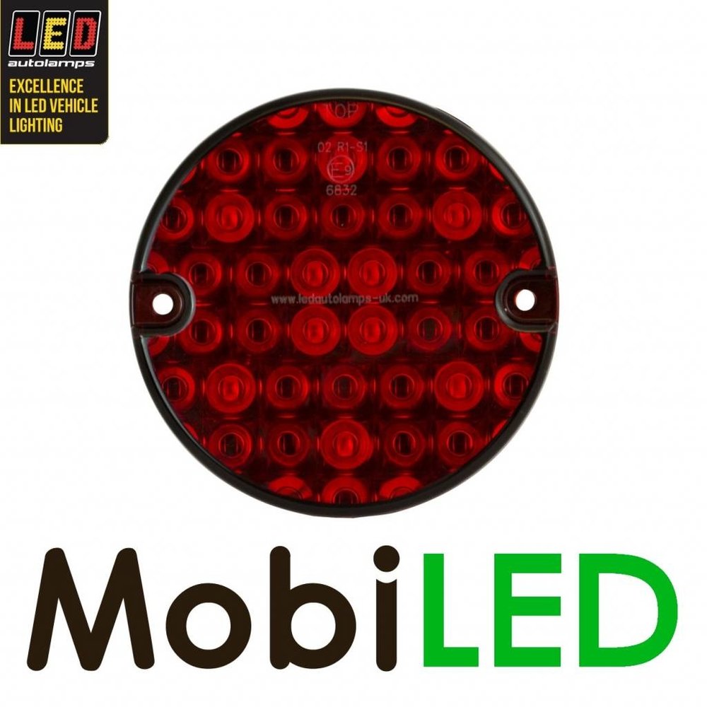 LED autolamps Mistlamp rond 12-24 volt LED autolamps Mistlamp rond 12-24 volt