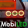 Fristom Neon look Rond achterlicht 3 functies kabel