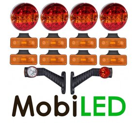 Ensemble d'éclairage Ronde Remorque 12-24V Ensemble d'éclairage Ronde Remorque 12-24V