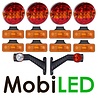 Verlichtingsset 4 Rond Trailer 12-24 volt Verlichtingsset 4 Rond Trailer 12-24 volt
