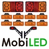 Verlichtingsset Vierkant Trailer 12-24 volt