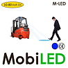 M-LED Lampe de sécurité à point bleu LED
