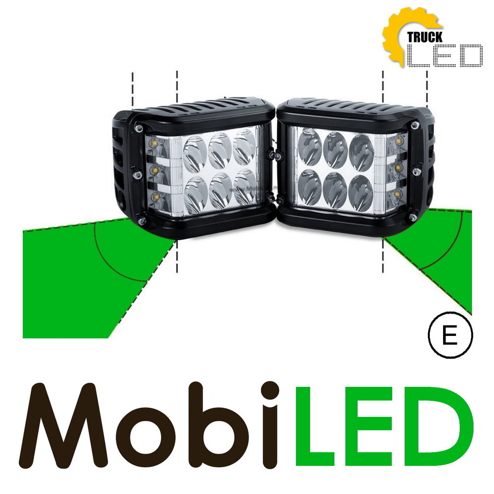 TruckLED Ensemble de Tireurs latéraux 27 watts E-marque