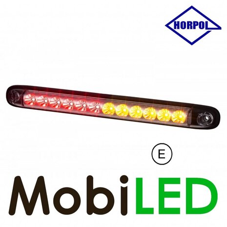 HORPOL Super slim Rear light 12-24 volts 3 functions E-mark HORPOL Super slim Rear light 12-24 volts 3 functions E-mark