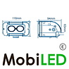 LED bar HD single 20 watt spot E-mark