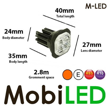 M-LED Hide away Flash LED montage affleurant M-LED Hide away Flash LED montage affleurant