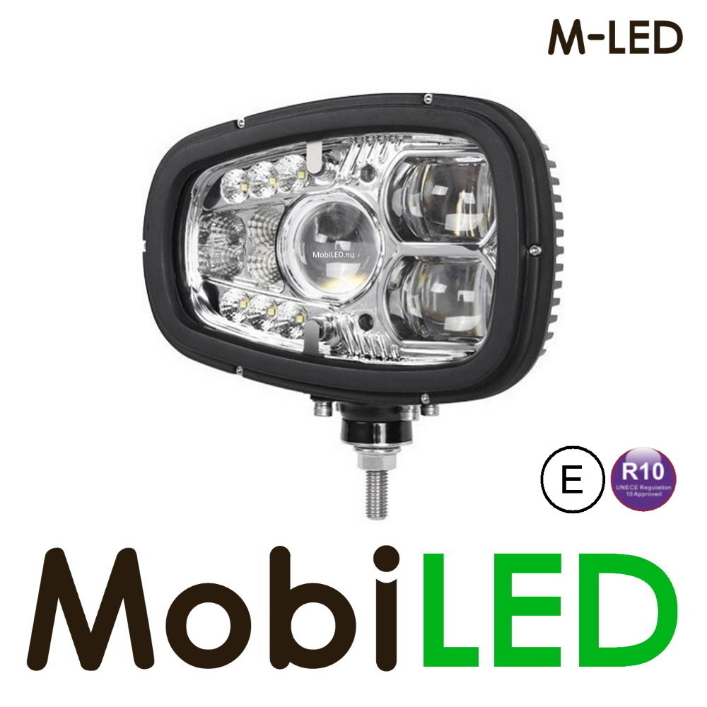 M-LED Universele led koplamp rechts verwarmd E-Keur M-LED Universele led koplamp rechts verwarmd E-Keur