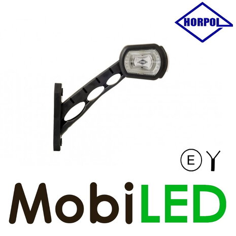 HORPOL Lampe pendentif Modèle oblique Gauche Rouge/Ambre/Blanc 12/24V E-marque Large HORPOL Lampe pendentif Modèle oblique Gauche Rouge/Ambre/Blanc 12/24V E-marque Large