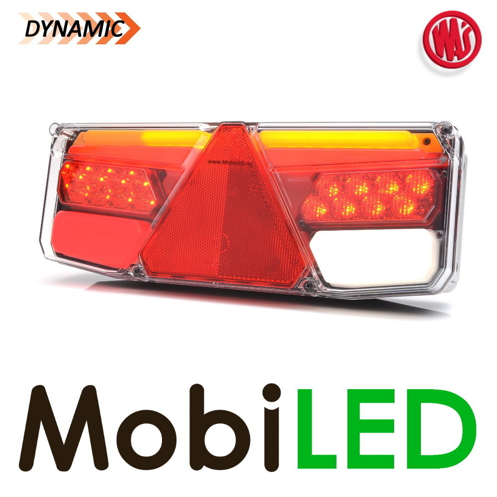 WAS WAS NEON look dynamic rear light 5 functions Left IP56 E-mark 12/24 volts WAS WAS NEON look dynamic rear light 5 functions Left IP56 E-mark 12/24 volts