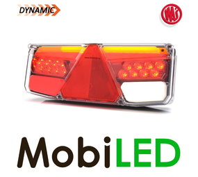 WAS Feu arrière dynamique NEON look 5 fonctions Gauche IP56 WAS Feu arrière dynamique NEON look 5 fonctions Gauche IP56