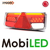 WAS WAS Feu arrière dynamique NEON look 5 fonctions Gauche IP56 E-marque 12/24 volts