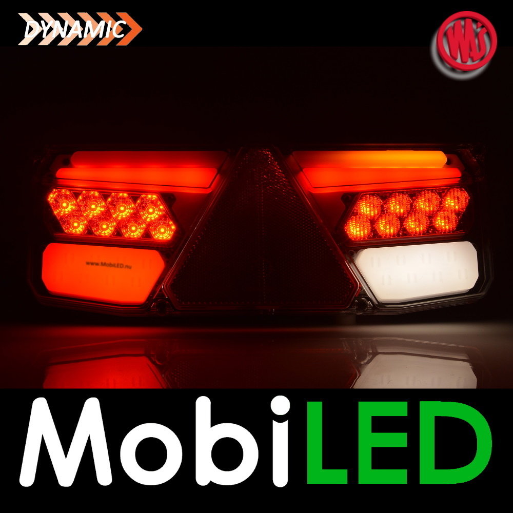 WAS WAS NEON look dynamisch achterlicht 5 functies Links IP56 E-keur 12/24 volt WAS WAS NEON look dynamisch achterlicht 5 functies Links IP56 E-keur 12/24 volt