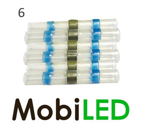 6x Kabelverbinder met tin en krimpkous 1,5-2,5mm² 6x Kabelverbinder met tin en krimpkous 1,5-2,5mm²