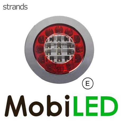 Strands Strands rear light 3 functions E-mark round universal