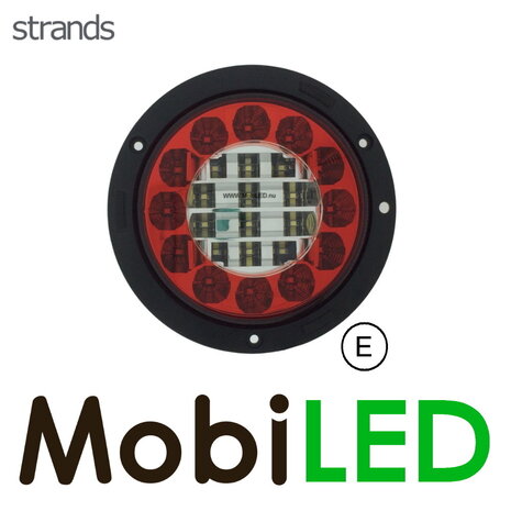 Strands Strands rear light 3 functions E-mark round universal