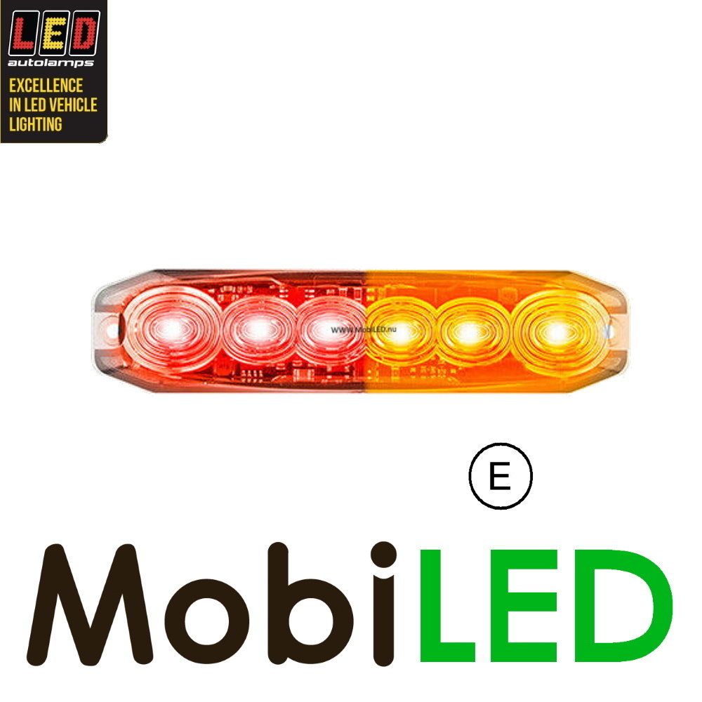 LED autolamps LED rear light 12ARM 3 functions 12-24 volt E-mark rectangular LED autolamps LED rear light 12ARM 3 functions 12-24 volt E-mark rectangular